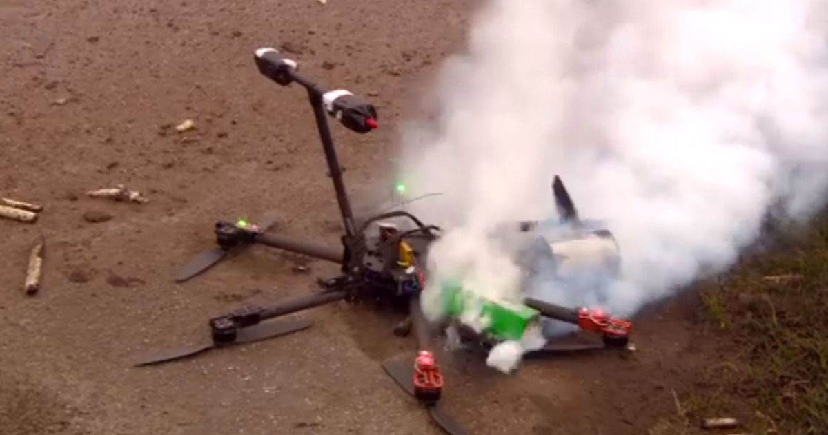 Drone crash drones hack easy military toy operations responders interfere first