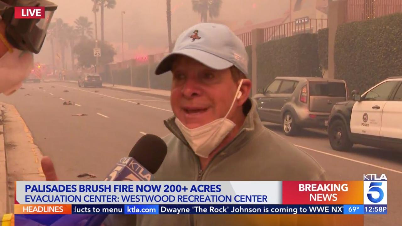 Actor Steve Guttenberg recounts his Palisades Fire experience