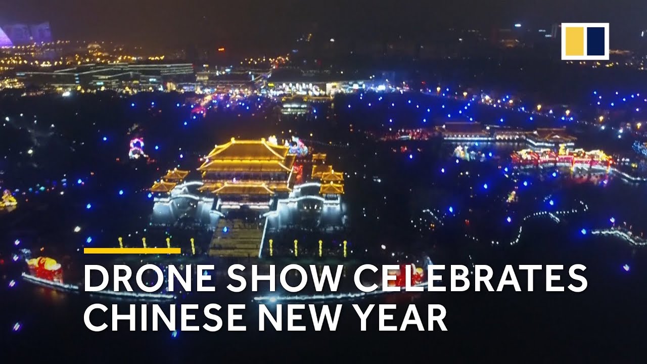 China new year drone show 2041